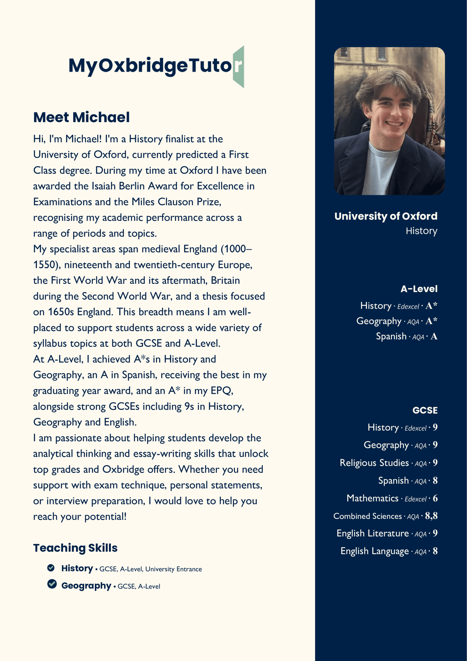 Meet Michael