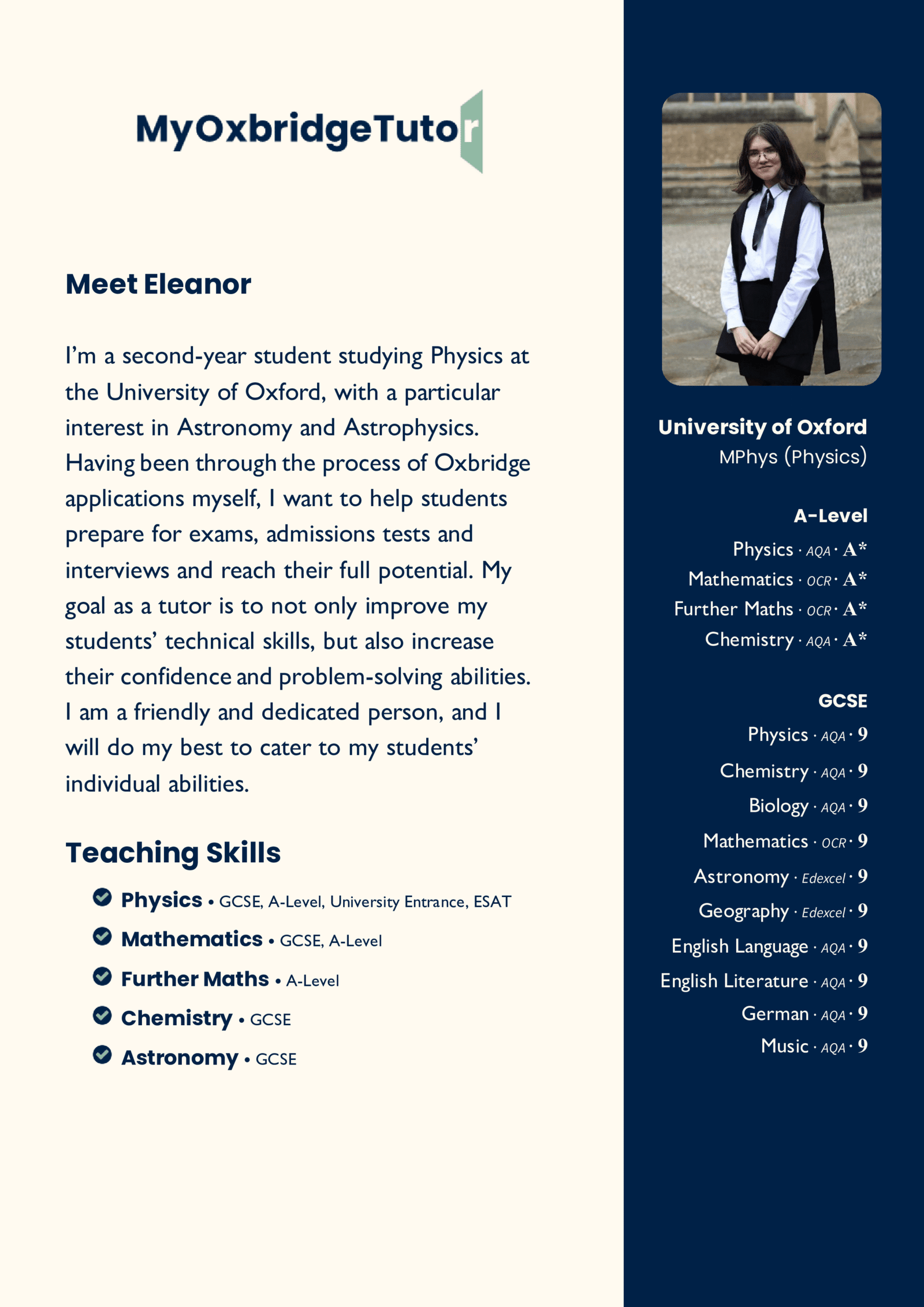 Meet Eleanor