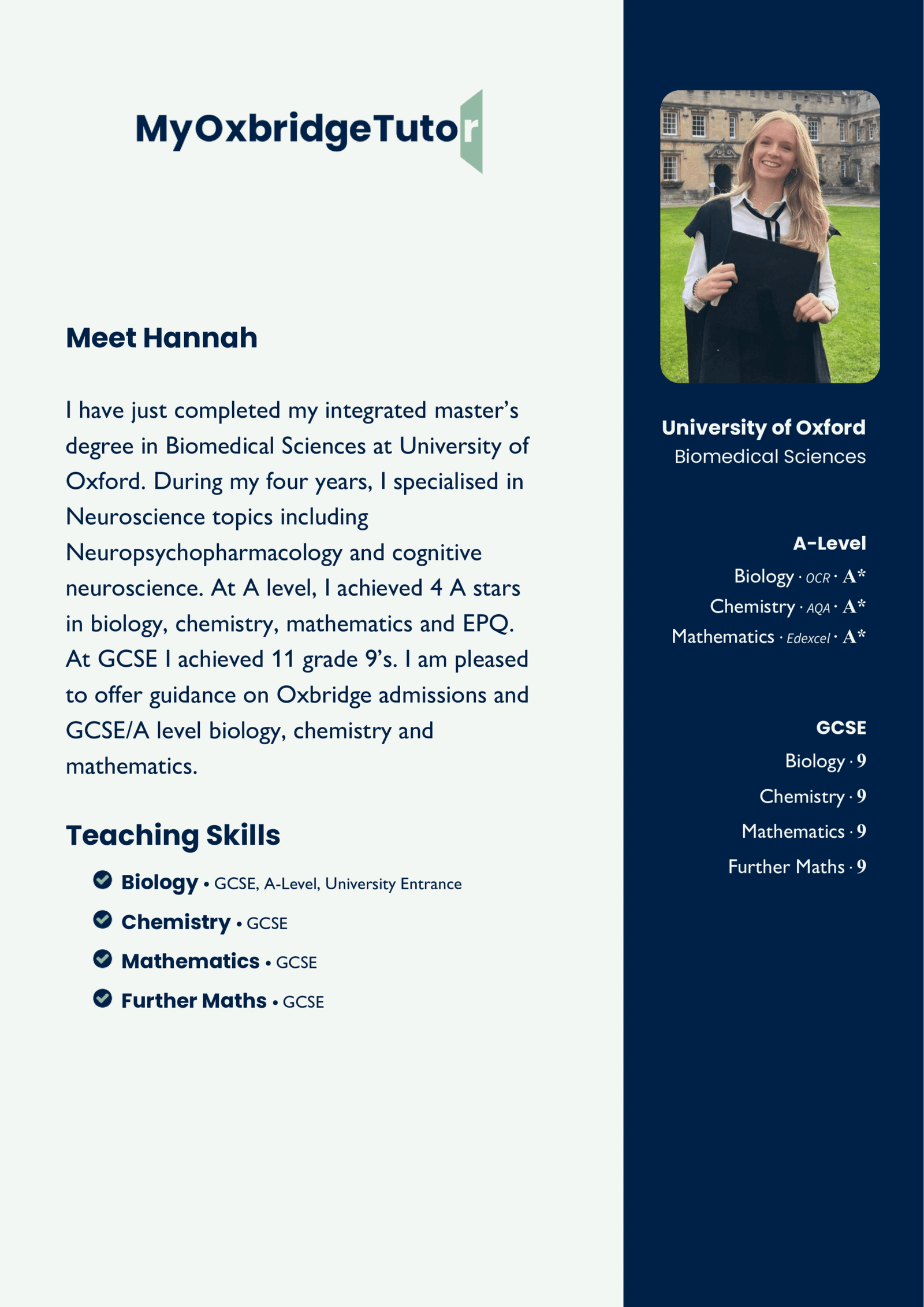 Meet Hannah